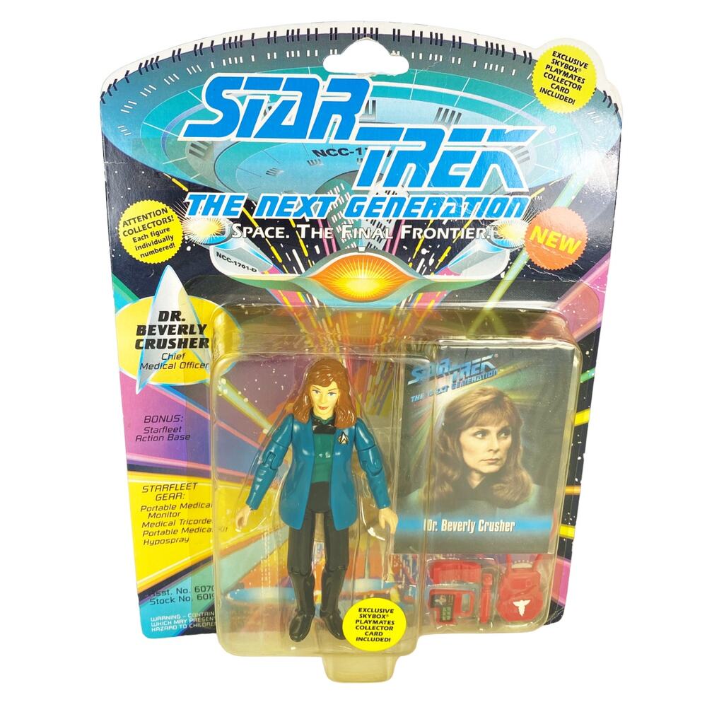 Playmates 1993 Star Trek TNG Dr. Beverly Crusher Action Figure